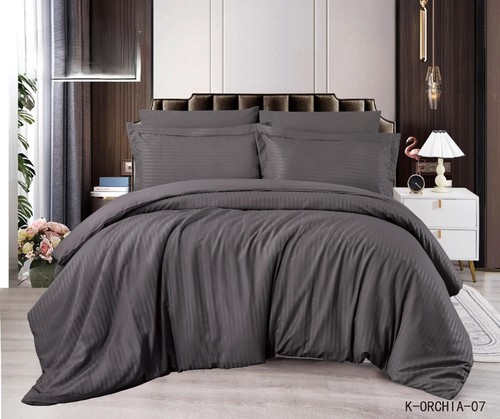 HOTEL COMFORTER 4-PIECES / HM-0363 - SINGLE BROCADE 170*230 BED SHEET 120*200 2 SIDES PILLOWCASES