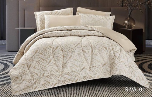 RIVA JACQUARD TWO PIECE QUILT-6 PIECES / HM-0454 - DOUBLE BROCADE 240X260SHEET 200X200
PILLOWCASE 4