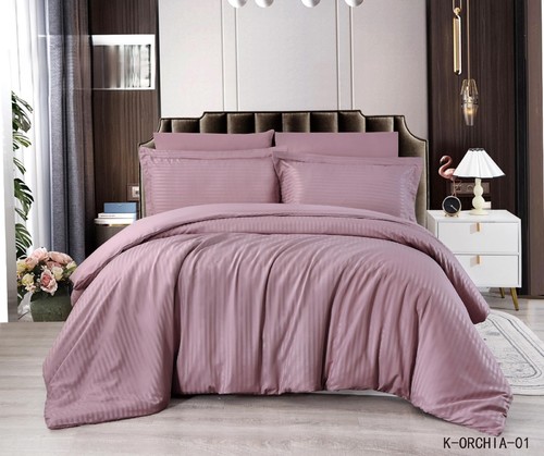 OSHA HOTEL BROCADE 6 PIECE / HM-0368 - DOUBLE BROCADE 240*260 SHEET 200*200 PILLOWCASE: 4 PIECES