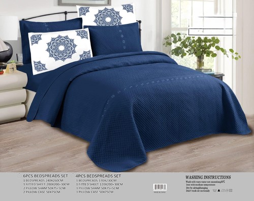 6-PIECE DOUBLE COMPRESSED COMFORTER / HM-0475 - SIZE 240X260CM