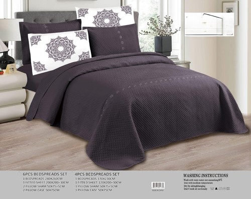 6-PIECE DOUBLE COMPRESSED COMFORTER / HM-0476 - SIZE 240X260CM