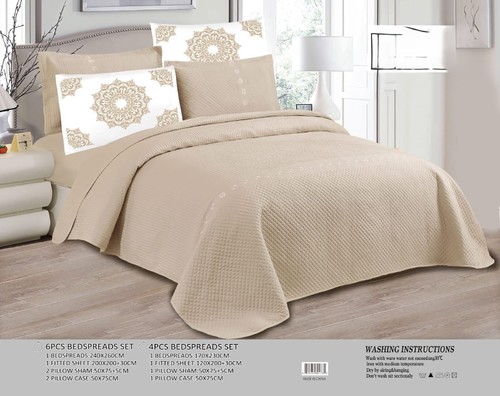6-PIECE DOUBLE COMPRESSED COMFORTER / HM-0478 - SIZE 240X260CM