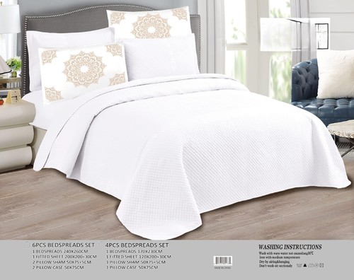 6-PIECE DOUBLE COMPRESSED COMFORTER / HM-0479 - SIZE 240X260CM