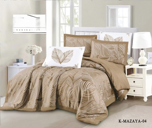 MAZAYA JACQUARD COMFORTER-6 PIECES / HM-0494 - BROCADE DOUBLE 240X260SHEET 200X200
PILLOW CASE 4