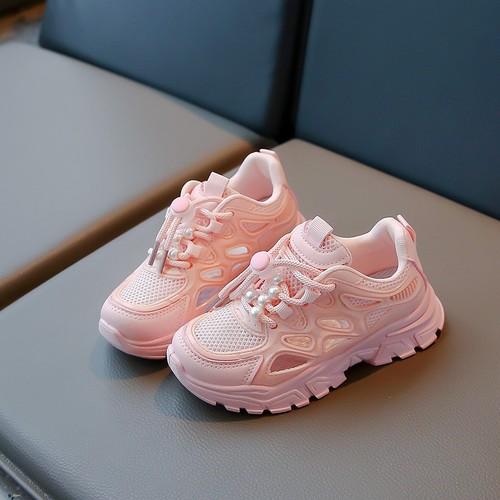 GIRL'S RUNNING SHOES / GL-0257 - COLOR PINK SIZE 28