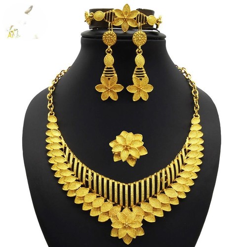 FASHION 24K GOLD JEWELRY SET / WA-0289 - COLOR: S-33