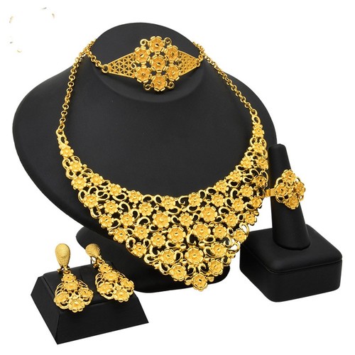 FASHION 24K GOLD JEWELRY SET / WA-0290 - COLOR: S-338