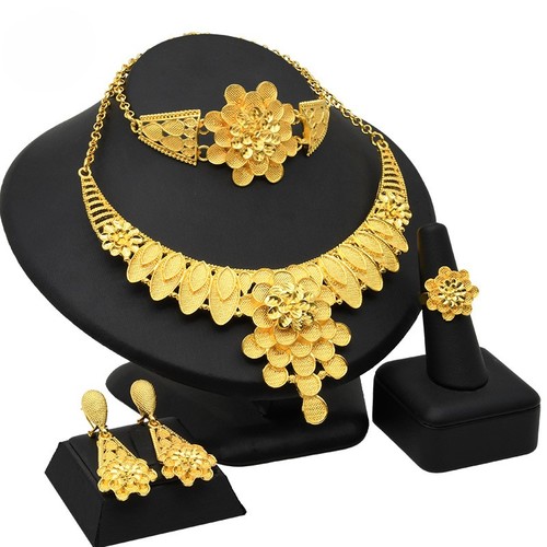 FASHION 24K GOLD JEWELRY SET / WA-0291 - COLOR: S-348