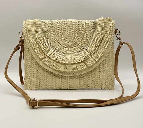 BRAIDED BAG / BG-0017 - Color : Style 5 Beige Size : 27*21cm