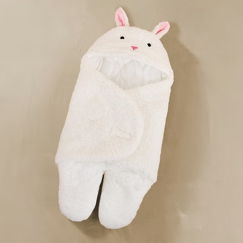 BABY BLANKET / BB-0042 / D06 - COLOR WHITE RABBIT SIZE 70CM