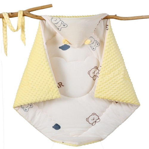 BABY BLANKET / BB-0105 - COLOR BEIGE FAT BEAR