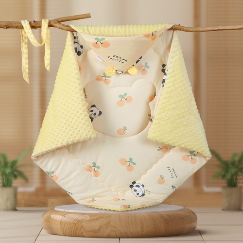 BABY BLANKET / BB-0106 - COLOR YELLOW PANDA