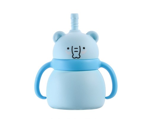 BABY  WATER CUP / BB-0120 - COLOR BLUE ELEPHANT