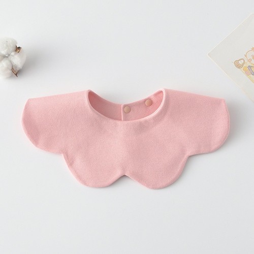 DOUBLE SIDED BABY BIB / BB-0174 - COLOR PINK