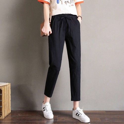WOMEN'S PANTS / WD-0628/K101 - COLOR BLACK