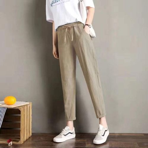 WOMEN'S PANTS / WD-0629/K101 - COLOR BEIGE