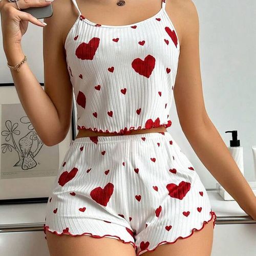 Pajama set WD-0703 / S189 - CAMISOLE AND PAJAMA 2-PIECE SET