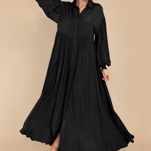 LONG DRESS / WD-0635/C29 - COLOR BLACK