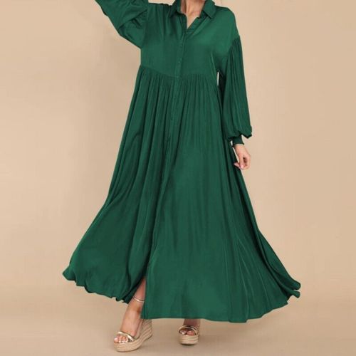LONG DRESS / WD-0636 / C29 - COLOR GREEN