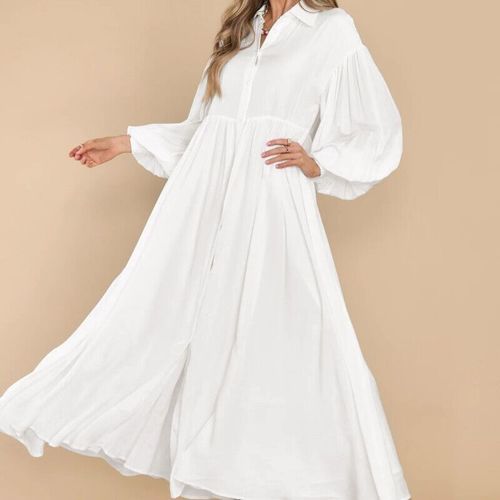 LONG DRESS / WD-0637 / C29 - COLOR WHITE