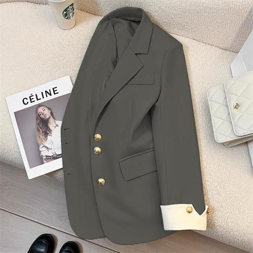 WOMEN'S COAT / WD-0647 / K06 - COLOR GRAY