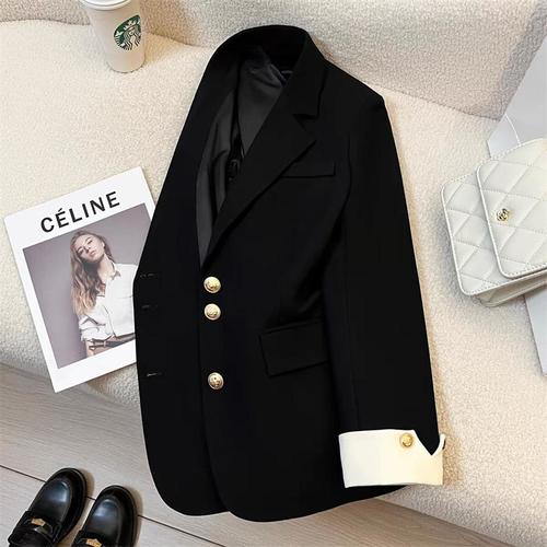 WOMEN'S COAT / WD-0648 / K06 - COLOR BLACK
