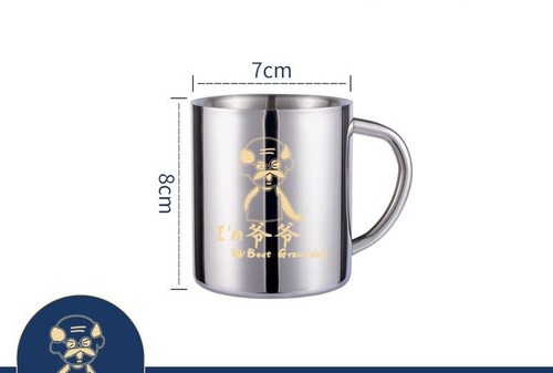 كوب من الفولاذ المقاوم للصدأ سعة 200 مل / KN-0296/S656-A