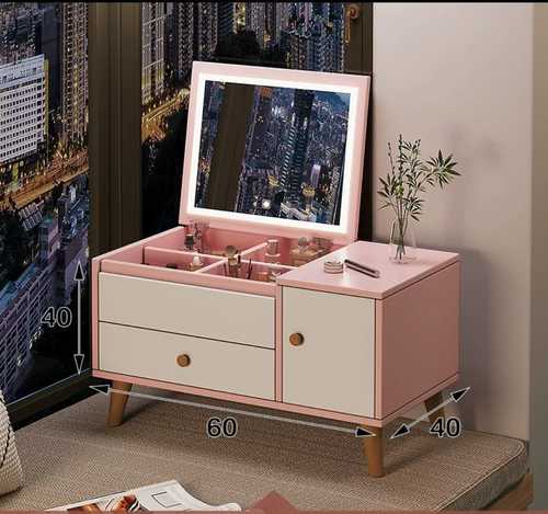 طاولة تزيين النافذة FR-0025 / F220C - طاولة زينة مع مرآة LED مع التركيب