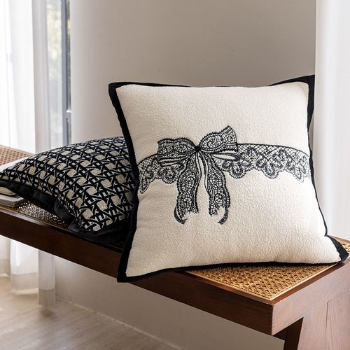 غطاء وسادة HM-0427 / S445F - غطاء وسادة من قماش الجاكار
