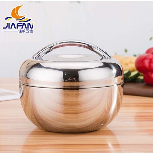 صندوق غداء مزدوج الطبقات من الفولاذ المقاوم للصدأ سعة 1.3 لتر / KN-0347 / S636-C - الفولاذ المقاوم للصدأ