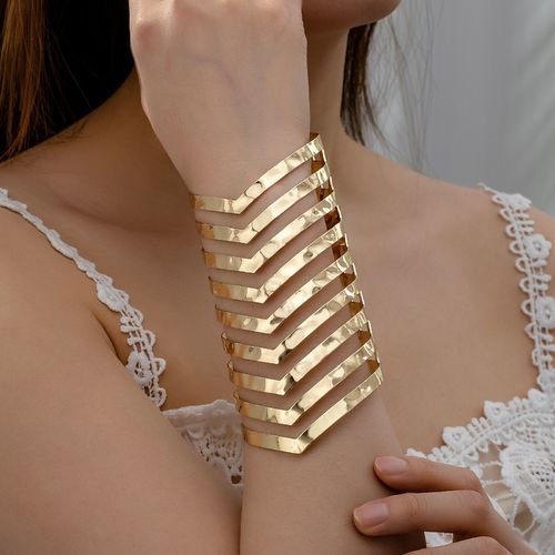 سوار أنيق / WA-0338 / S242 - مطلي بالذهب الملون