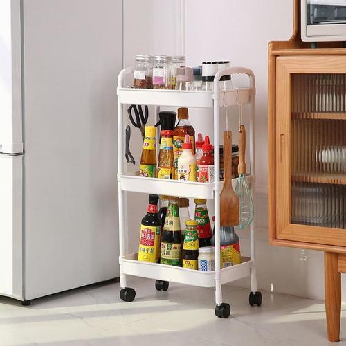 3 LAYER STORAGE RACK / HM-0599 / J18-A2/J31 - COLOR WHITE PLASTIC With installation