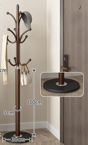 شماعة ملابس حديدية HM-0648/ S158 - اللون: بني
الارتفاع: ١٨٠ سم
