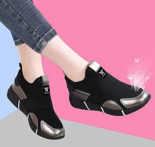 WOMEN'S RUBBER SHOES WS-0222 / S94 - COLOR: BLACK