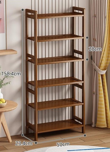 STORAGE RACK KN-0442 / J07 - MULTI-FUNCTION KITCHEN STORAGE RACK COLOR: DARK BROWN