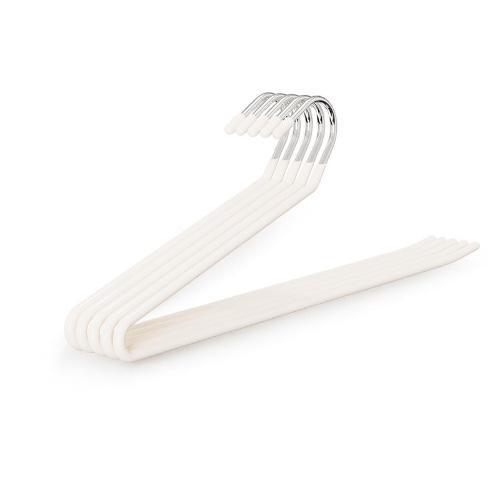TROUSERS HANGERS / HM-0680 / F236 - MATERIALS: TROUSER HANGERS ARE MADE OF STRONG AND DURABLE METAL, WHISH CAN EFFECTIVELY PREVENT RUST AND PREVENT BREAKAGE. ANTI-SLIP TROUSER HANGER SIZE: 35*13CM