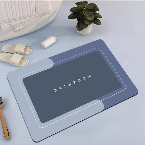 BATHROOM MAT BR-0110 / S507-A - COLOR: BLUE