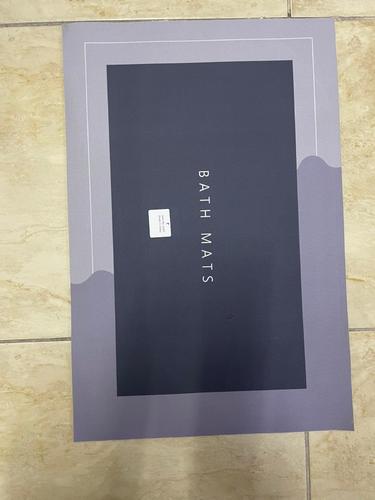 BATHROOM MAT BR-0112 / S507-C - COLOR: LIGHT GRAY