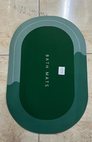 BATHROOM MAT BR-0115 / S507-D - COLOR: GREEN
