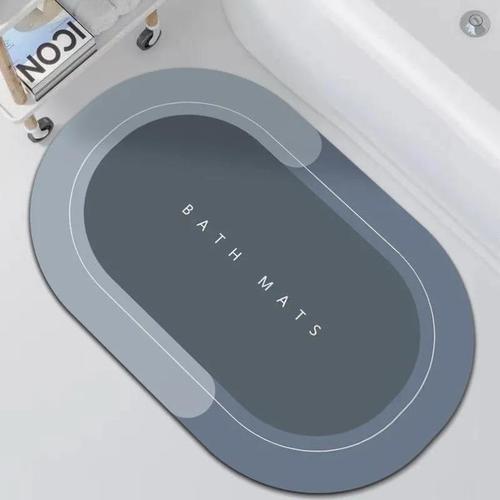 BATHROOM MAT BR-0116 / S507-E - COLOR: DARK GRAY