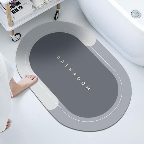 BATHROOM MAT BR-0117 / S507-F - COLOR: LIGHT GRAY