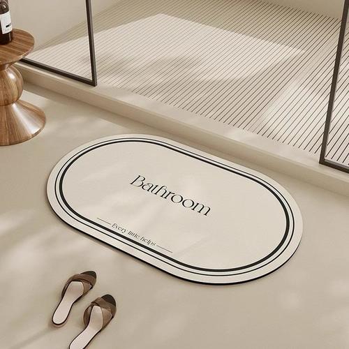 BATHROOM MAT BR-0129 / S434 - COLOR: LIGHT BEIGE