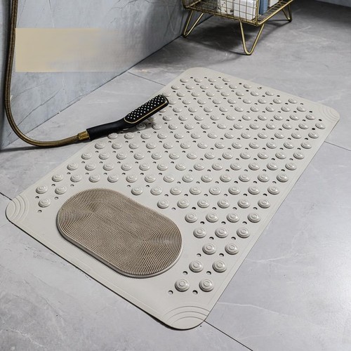 BATHROOM RUG BR-0137 / S239 - COLOR: LIGHT GRAY