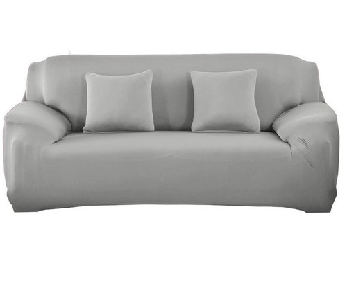 SOFA COVER MEDIUM HM-0653 / S701 - COLOR: GRAY MEDIUM 2-SEATER PILLOW NOT INCLUDED