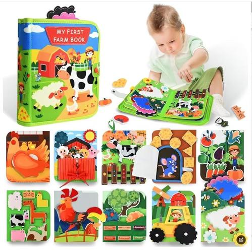FARM BOOK FOR BABY BB-0419 / S531 - TEAR-RESISTANT LEARNING BOOK FOR BABY