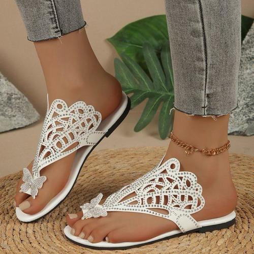 WOMEN'S SANDALS WS-0244 / F112 - COLOR: WHITE