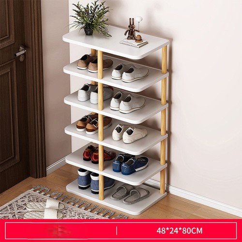 SHOE RACK HM-0696 / J19 - 6-LAYER SHOE RACK COLOR: WHITE