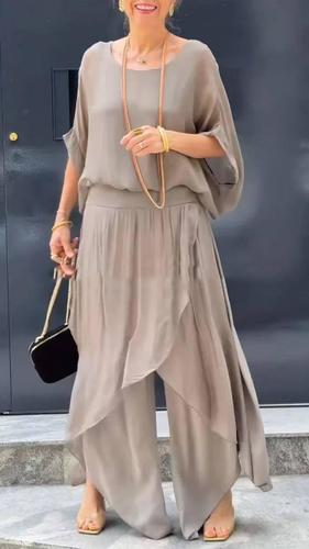 CASUAL SUIT WD-0864 / C10 - LOOSE AND COMFORTABLE TOP AND PANTS