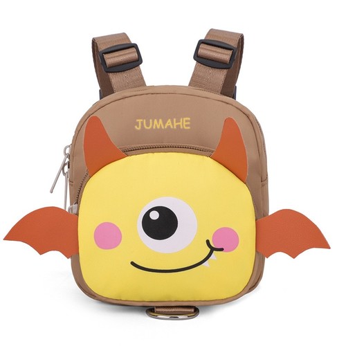 PET BACKPACK BAG WITH LEASH / PS-0042 - COLOR BROWN