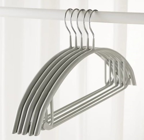 SEMI-ROUND HANGER / HM-0634 / F095 - COLOR GREEN 5 PIECES